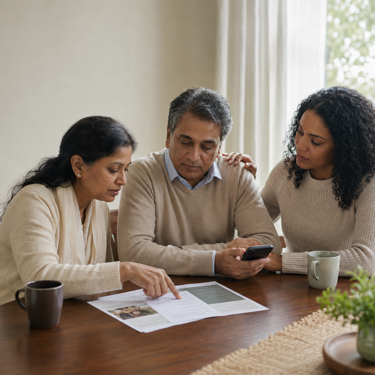 Writing down the first practical steps after a death